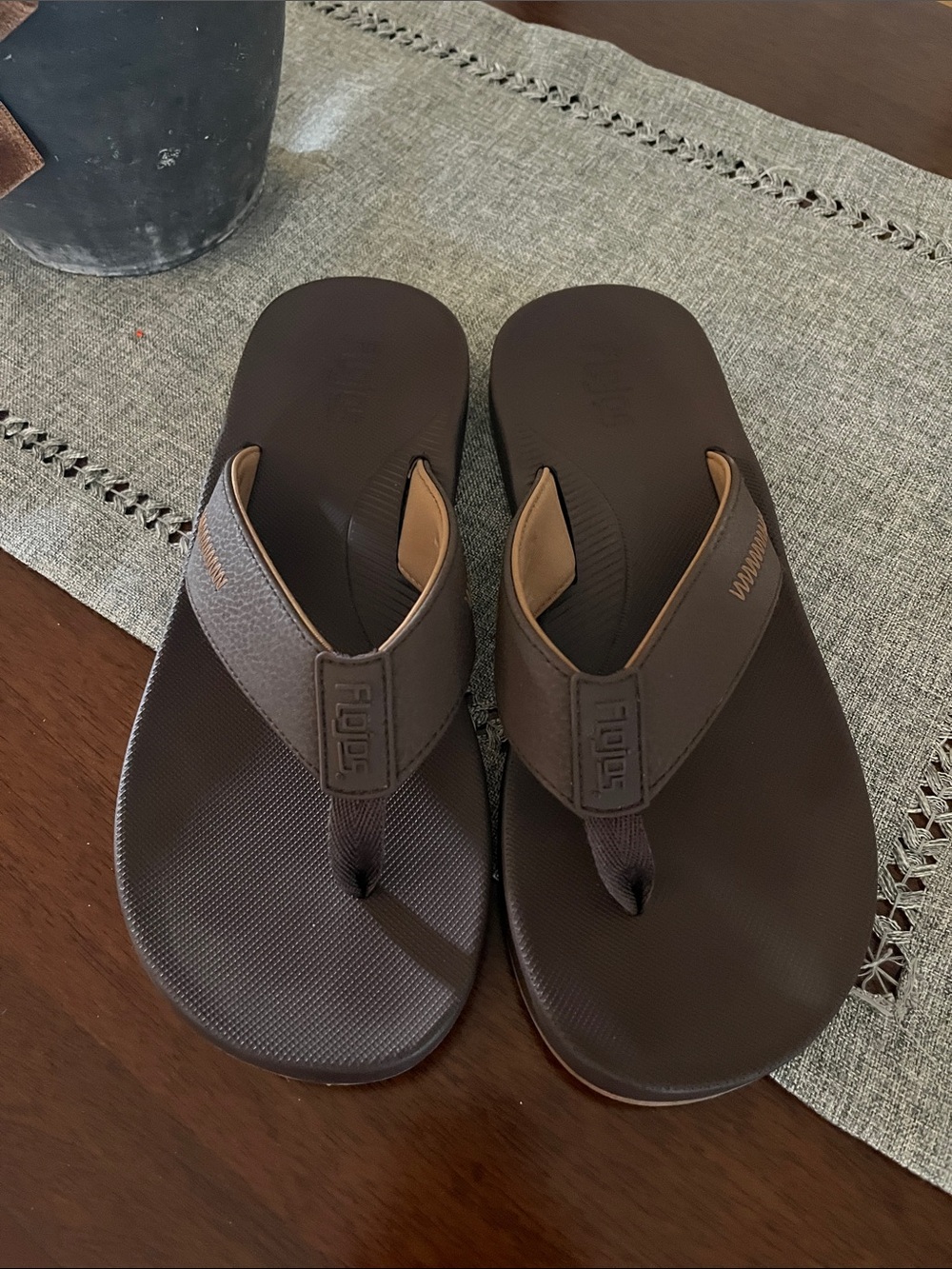 Flojos Brown Men's Flip-Flop Sandals